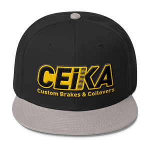CEIKA by Otto Wool Blend Snapback Gold Logo
