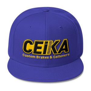 CEIKA by Otto Wool Blend Snapback Gold Logo