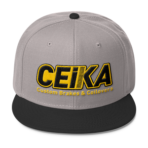 CEIKA by Otto Wool Blend Snapback Gold Logo