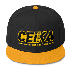 CEIKA by Otto Wool Blend Snapback Gold Logo