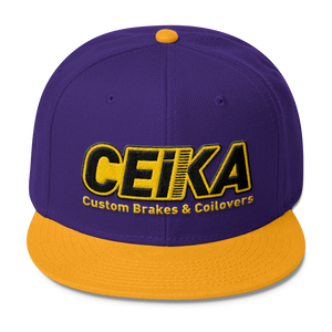 CEIKA by Otto Wool Blend Snapback Gold Logo