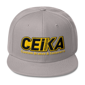 CEIKA by Otto Wool Blend Snapback Gold Logo