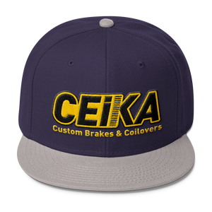 CEIKA by Otto Wool Blend Snapback Gold Logo