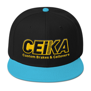 CEIKA by Otto Wool Blend Snapback Gold Logo