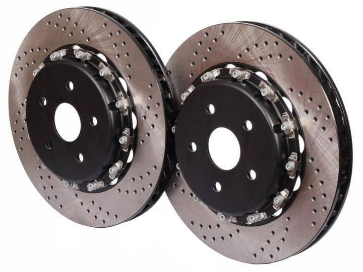 Mitsubishi Evolution Ⅹ CZ4A (07~13) CEIKA 2-Piece 350x32mm Front Disc/Rotor OEM Replacement - ceikaperformance